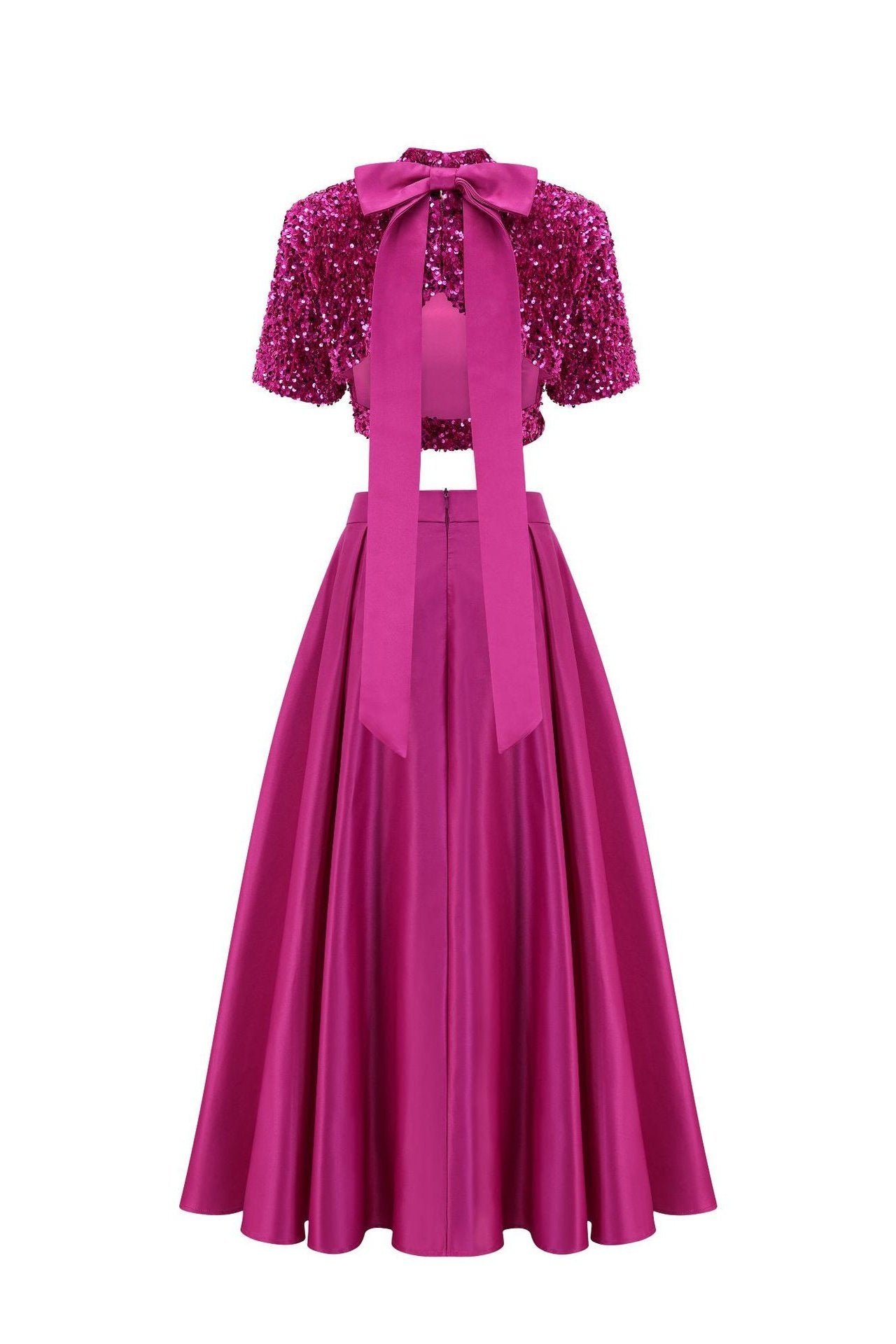 leia-bow-tie-sequins-slit-set-sd00211221940-hot-pink-s-sunfere-759093 Leia Bow-tie Sequins Slit Set - Image 6