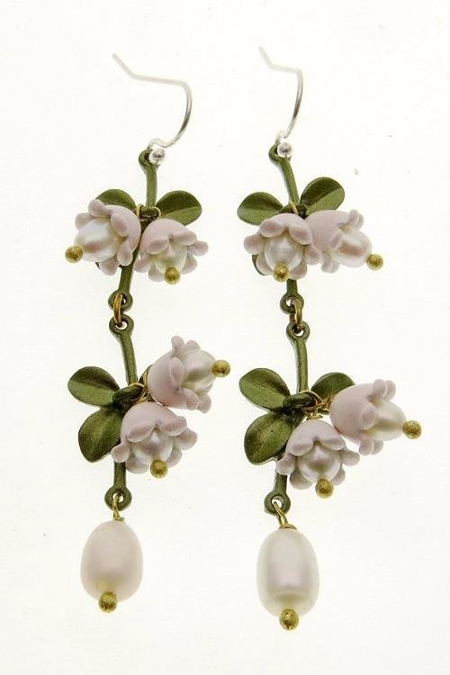 lilys-leaf-pearl-drop-earrings-sa0020708765-beige-sunfere-529100 Lilys Leaf Pearl Drop Earrings - Image 4