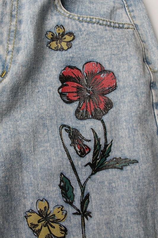 liza-floral-sun-printed-ripped-jeans-sb00603012394-blue-s-sunfere-674721 Liza Floral & Sun Printed Ripped Jeans - Image 5