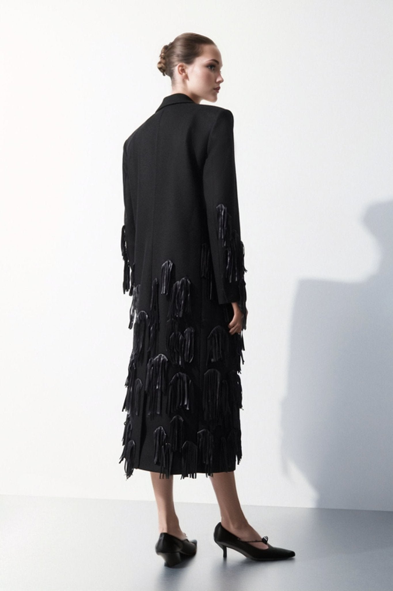 louisa-leather-tasseled-wool-coat-so00601092106-black-xs-sunfere-764133 Louisa Leather-Tasseled Wool Coat - Image 4