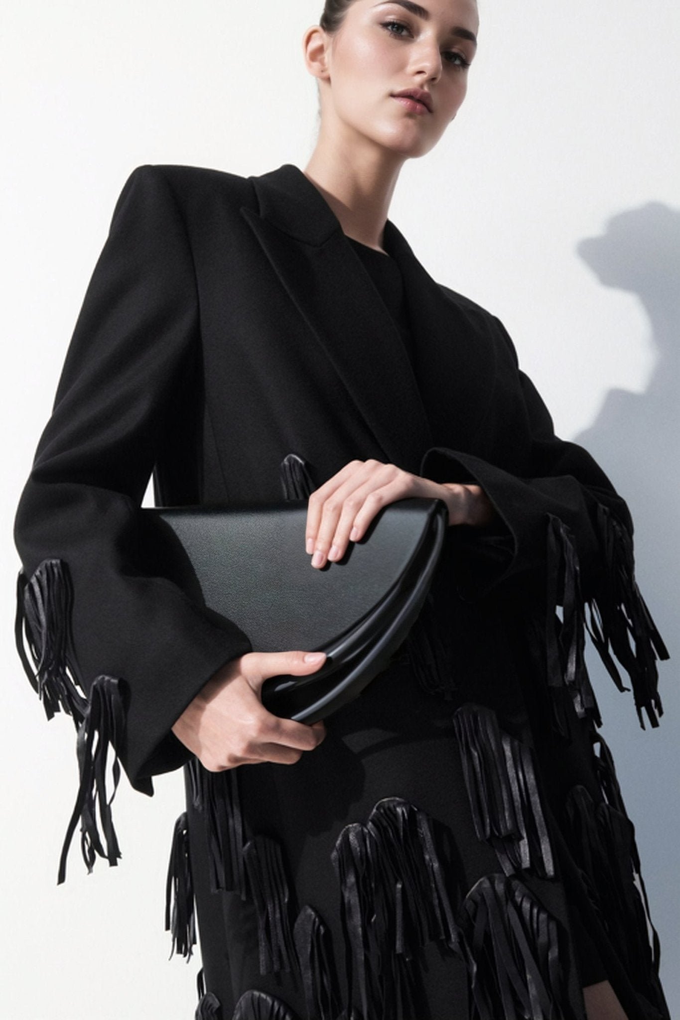 louisa-leather-tasseled-wool-coat-so00601092106-black-xs-sunfere-946194 Louisa Leather-Tasseled Wool Coat - Image 5