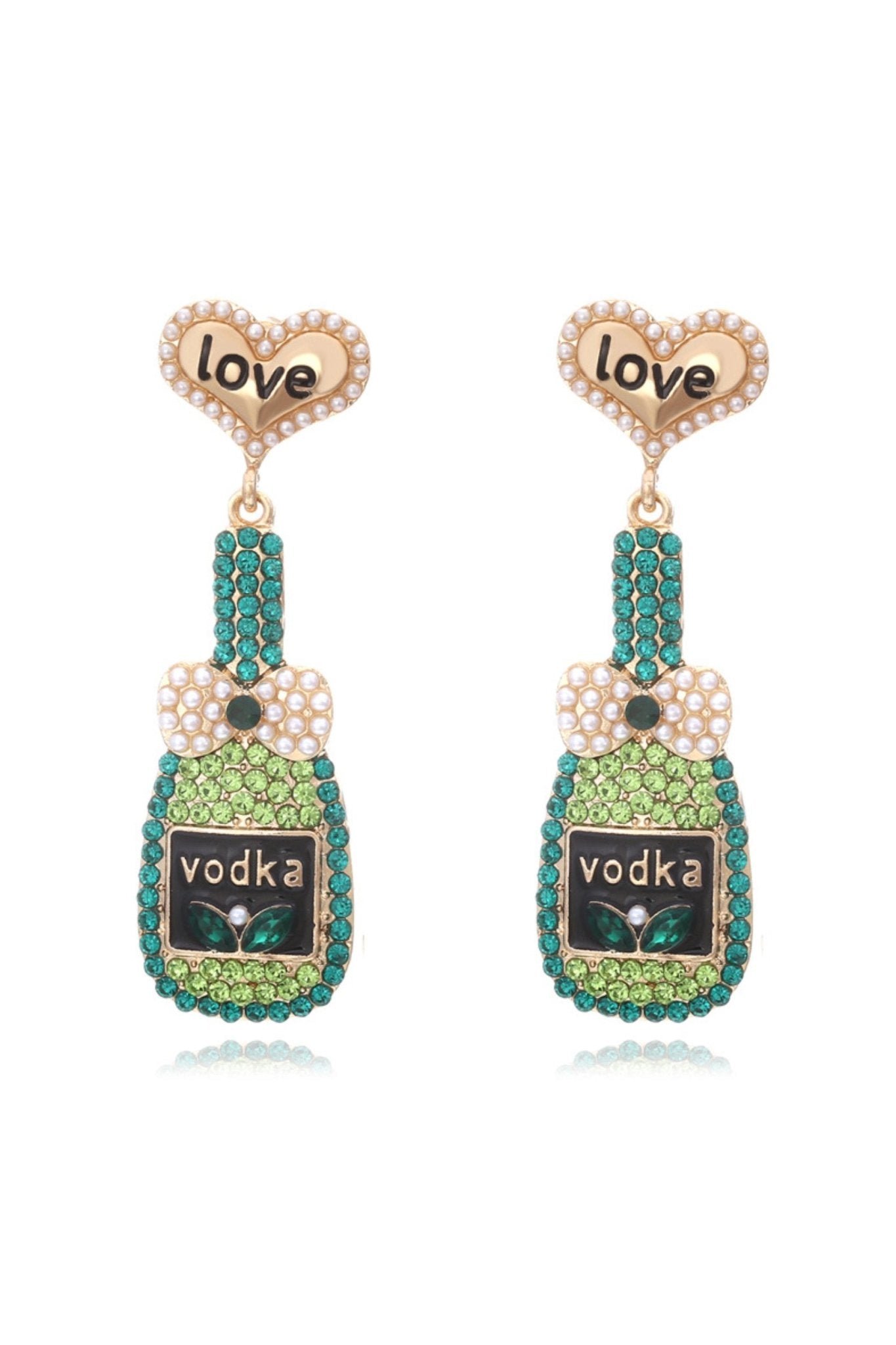 love-bottle-diamante-pendant-earrings-sa00209061344-green-sunfere-364844 Love Bottle Diamante Pendant Earrings - Image 1