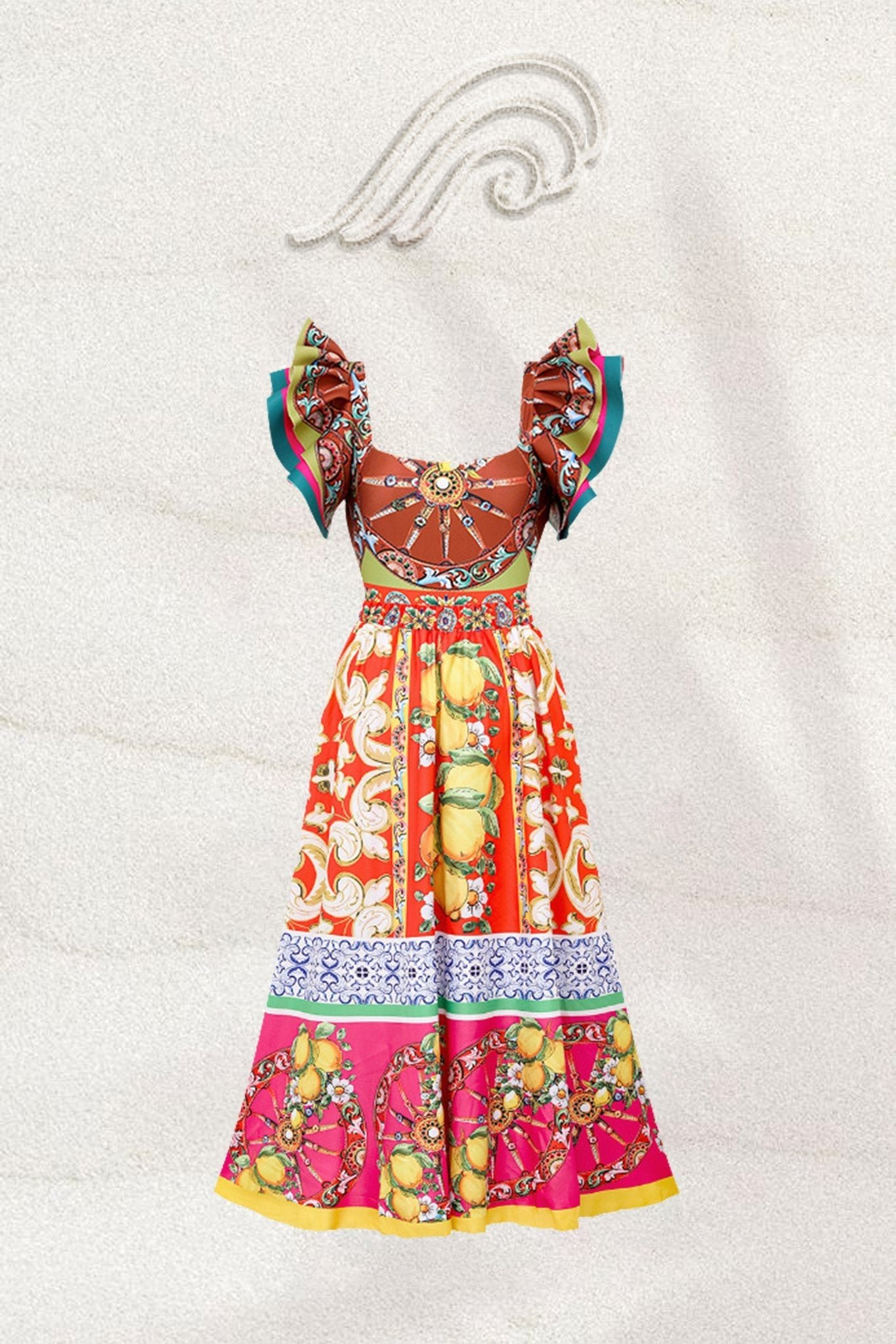 lucinda-printed-ruffle-two-pieces-swim-set-sw00601172145-multi-s-sunfere-110092 Lucinda Printed Ruffle Two-pieces Swim Set - Image 4
