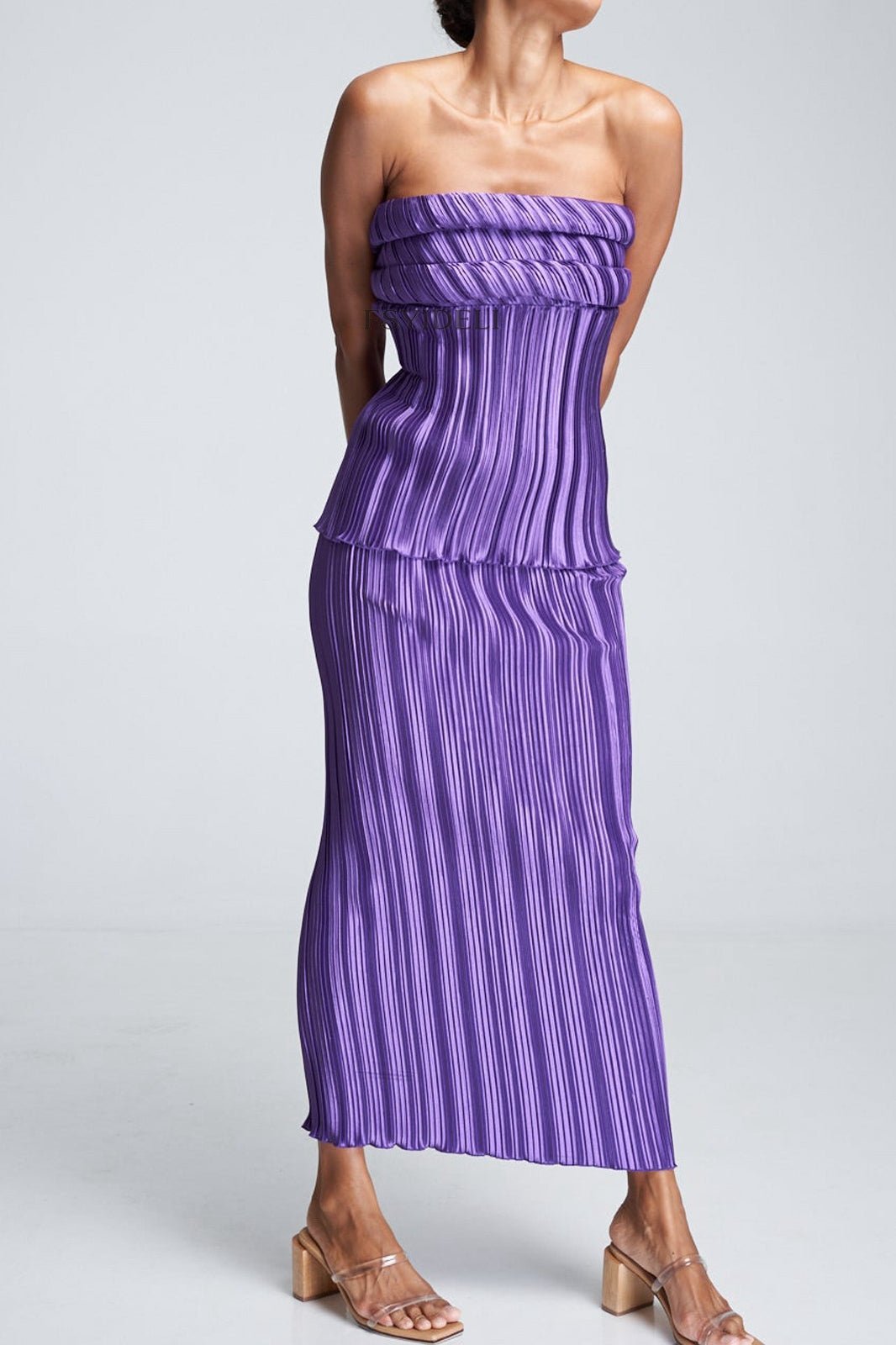 lyuba-plisse-strapless-set-ss00208141174-purple-s-sunfere-418597 Lyuba Plisse Strapless Set - Image 1