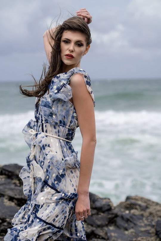 madeline-tie-dyed-ruffle-mini-dress-sd00601222172-white-s-sunfere-292581 Madeline Tie-Dyed Ruffle Mini Dress - Image 2