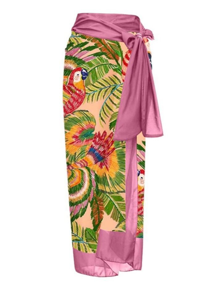 Mamie Tropical Printed Swim Set - Image 4