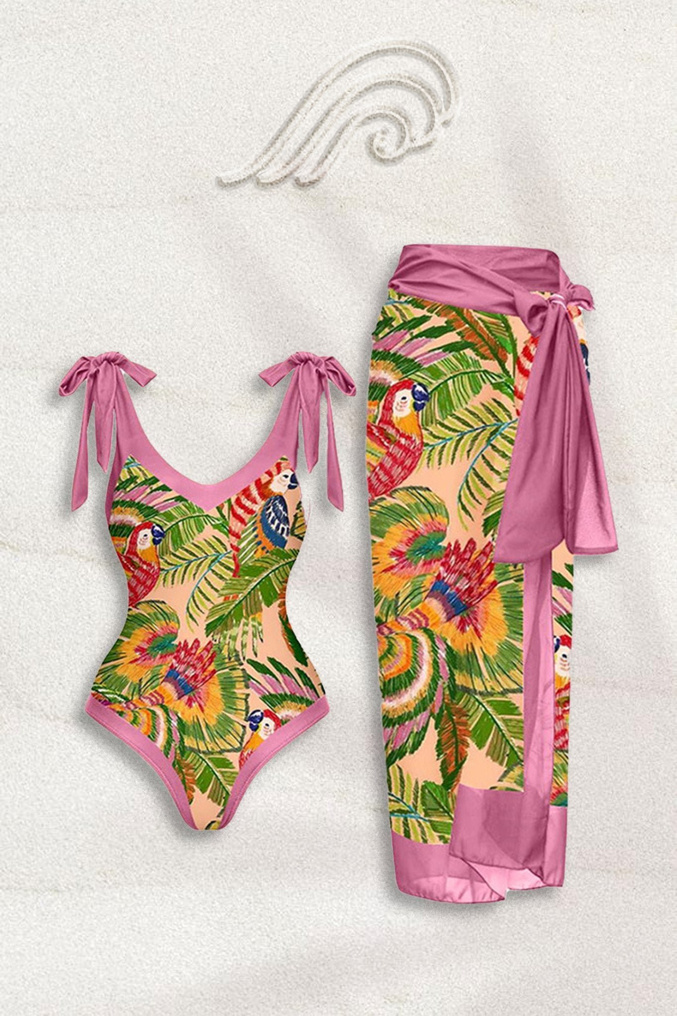 mamie-tropical-printed-swim-set-sw0020516191-hot-pink-s-sunfere-818870 Mamie Tropical Printed Swim Set - Image 1