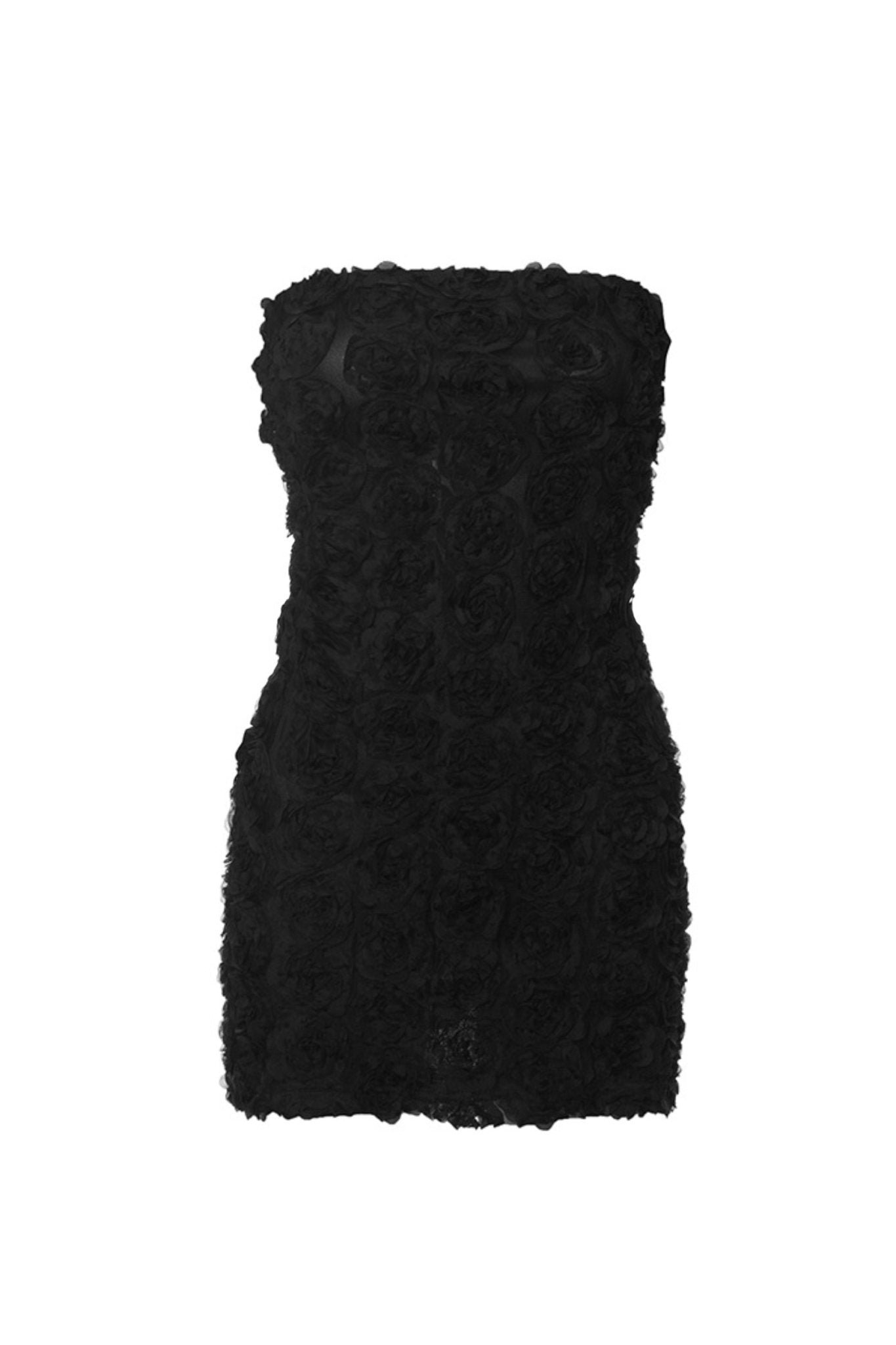 matilda-strapless-rosette-mini-dress-sd00601082098-black-s-sunfere-668835 Matilda Strapless Rosette Mini Dress - Image 7