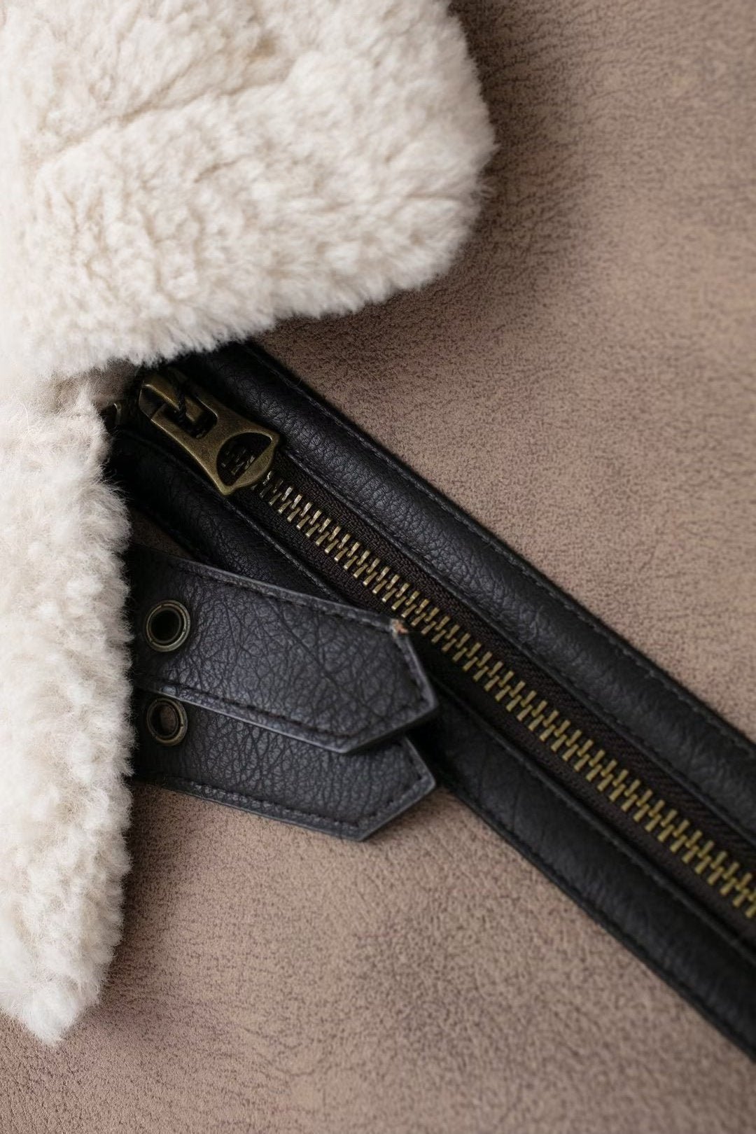 maureen-belted-contrast-shearling-jacket-so00611301996-brown-s-sunfere-387183 Maureen Belted Contrast Shearling Jacket - Image 4