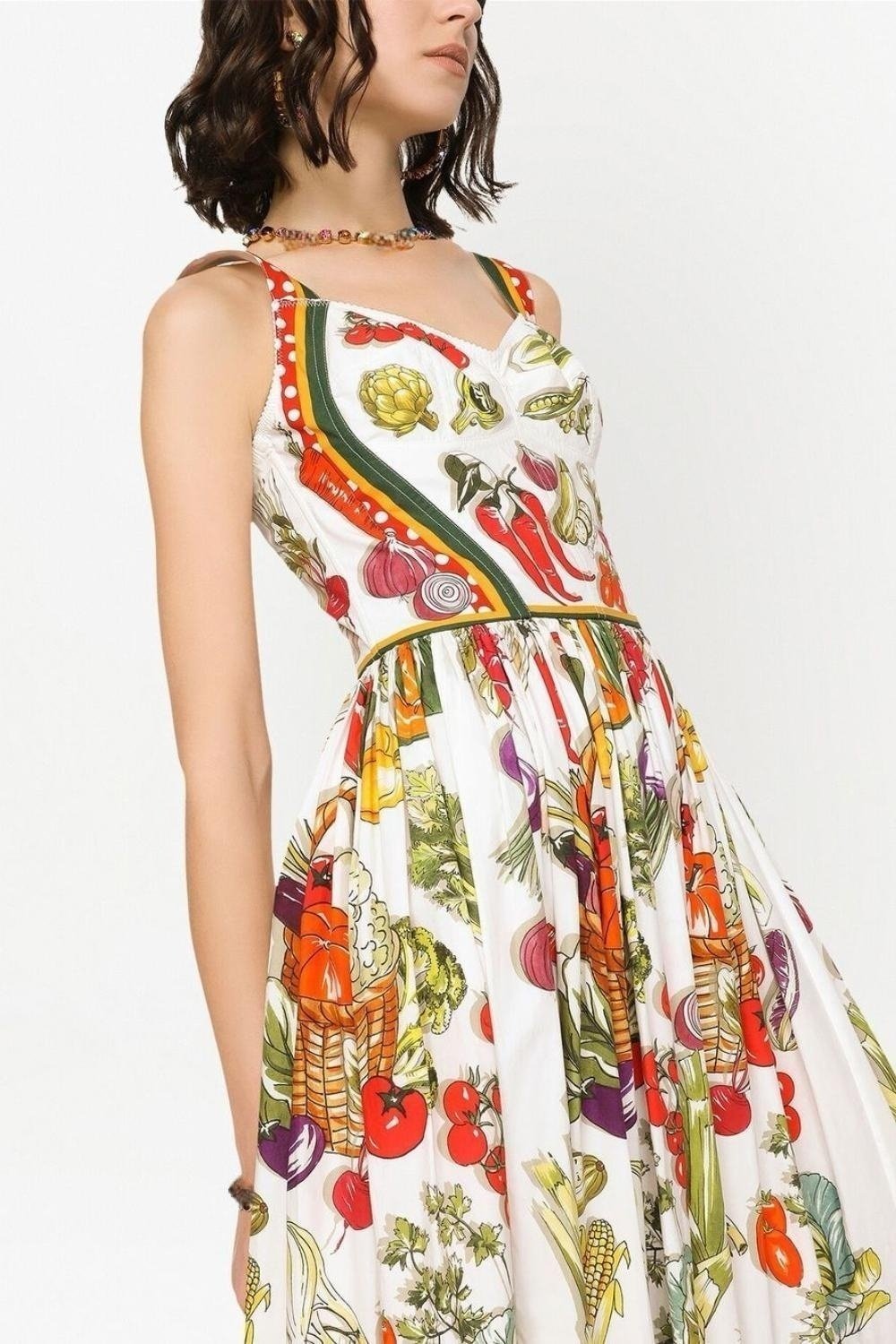 melissa-printed-flare-strap-midi-dress-sd0020627641-red-m-sunfere-349122 Melissa Printed Flare Strap Midi Dress - Image 2