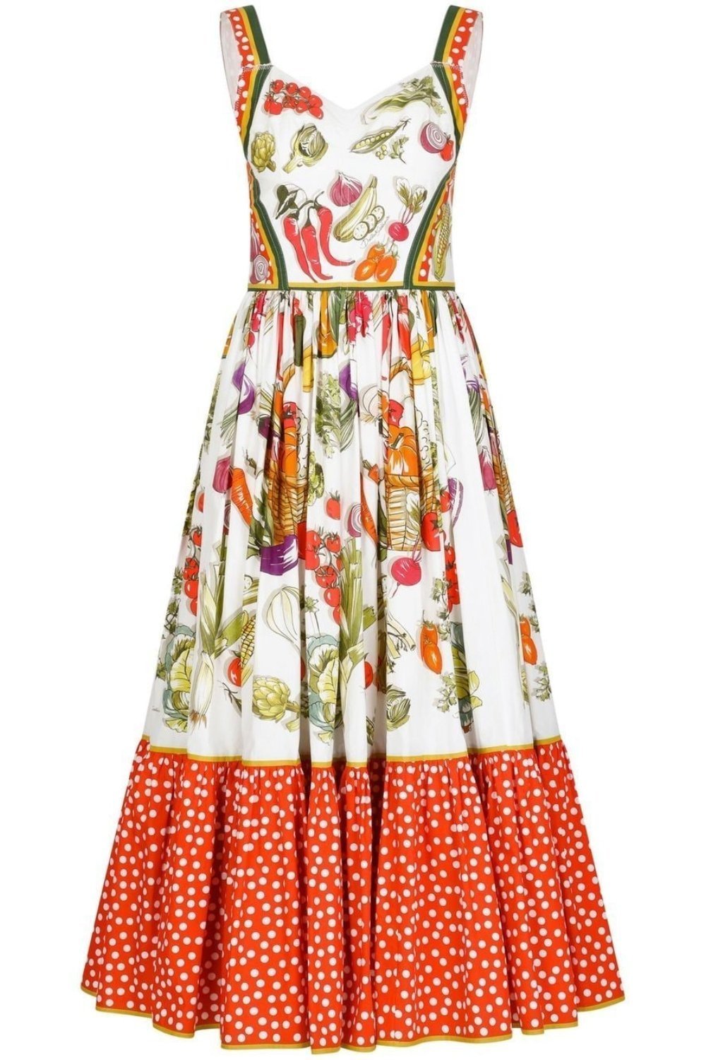 melissa-printed-flare-strap-midi-dress-sd0020627641-red-s-sunfere-417198 Melissa Printed Flare Strap Midi Dress - Image 4