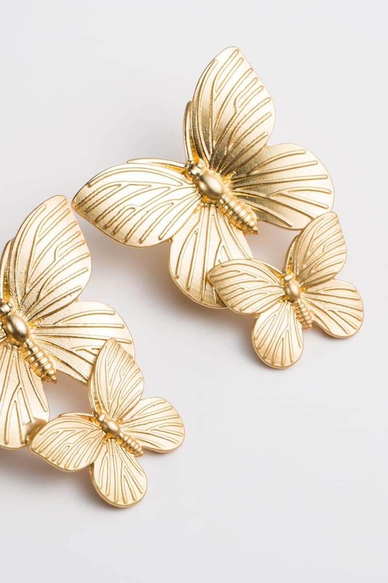 metal-butterfly-drop-earrings-sa00603212507-gold-sunfere-921929 Metal Butterfly Drop Earrings - Image 5
