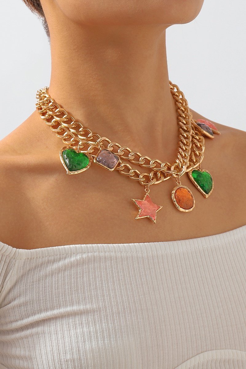 metallic-vintage-gem-pendant-necklace-sa00611141913-gold-sunfere-400111 Metallic Vintage Gem Pendant Necklace - Image 3