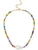 Mia Pearl Rainbow Beaded Necklace - Image 7