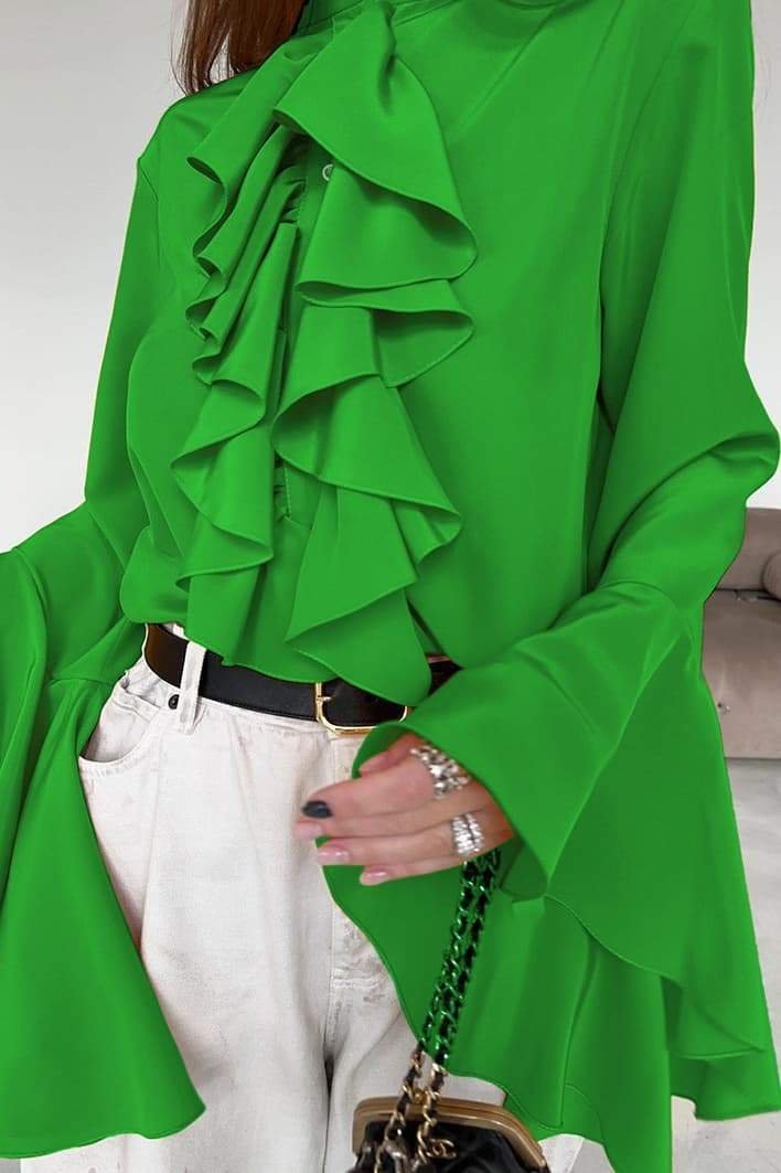 michelle-semi-sheer-ruffle-blouse-st00603292577-green-s-sunfere-318443 Michelle Semi-sheer Ruffle Blouse - Image 8