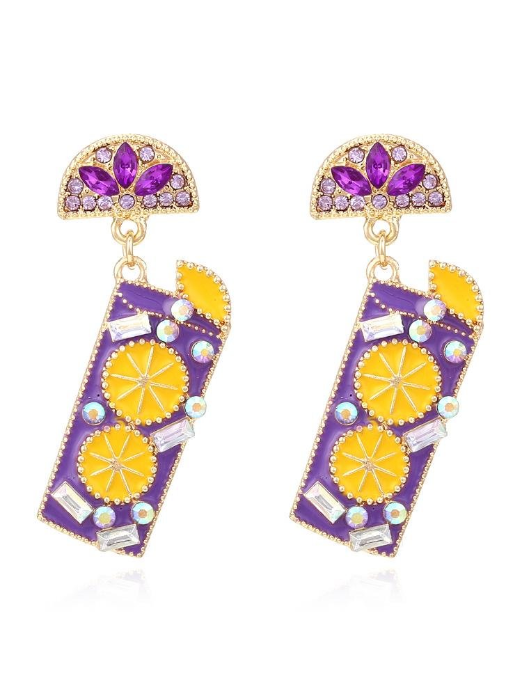 mocktail-diamante-drop-earrings-sa0020516112-purple-sunfere-530322 Mocktail Diamante Drop Earrings - Image 1