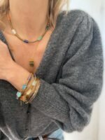 Moira Colliding Color Stone Necklace - Image 3