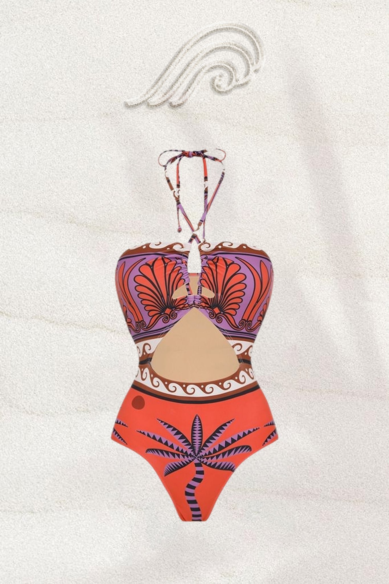 molly-halterneck-cut-out-two-pieces-swim-set-sw00601172147-red-s-sunfere-630270 Molly Halterneck Cut-out Two-pieces Swim Set - Image 2