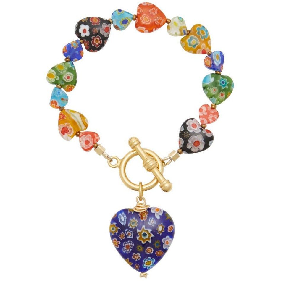 molly-heart-colored-glaze-bracelet-sa0020516127-heart-sunfere-492401 Molly Heart Colored Glaze Bracelet - Image 2