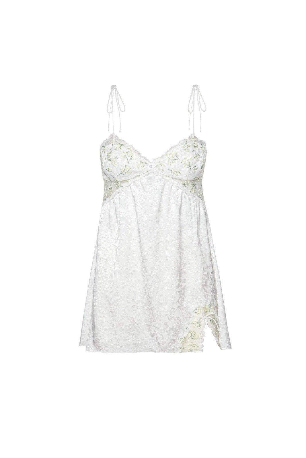muriel-lace-cut-out-satin-lounge-dress-sl0020705737-white-s-sunfere-514848 Muriel Lace Cut-out Satin Lounge Dress - Image 6
