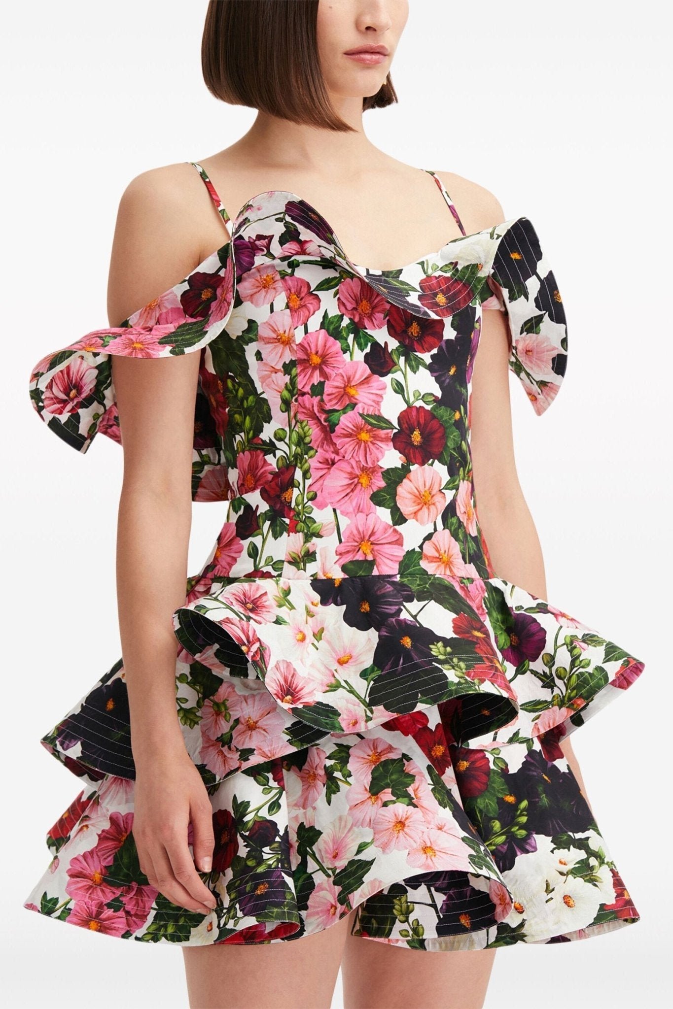 muriel-printed-ruffle-slip-mini-dress-sd00202232311-multi-s-sunfere-222272 Muriel Printed Ruffle Slip Mini Dress - Image 2