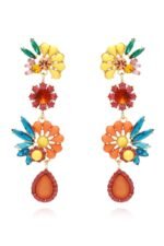Neil Acrylic Flower Drop Earrings