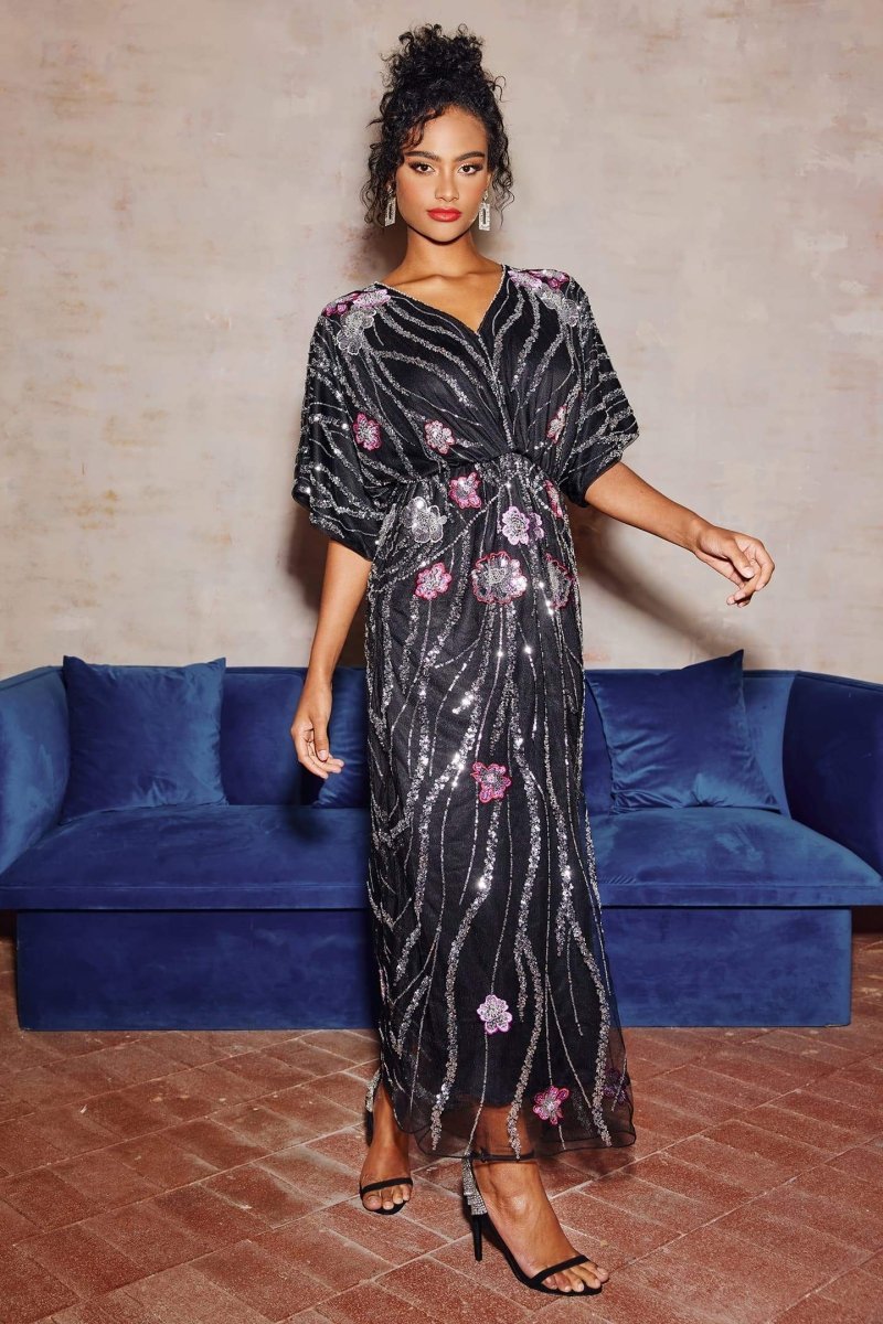 nina-floral-embroidered-sequins-maxi-dress-sd00603072410-black-one-size-sunfere-573703 Nina Floral Embroidered Sequins Maxi Dress - Image 3