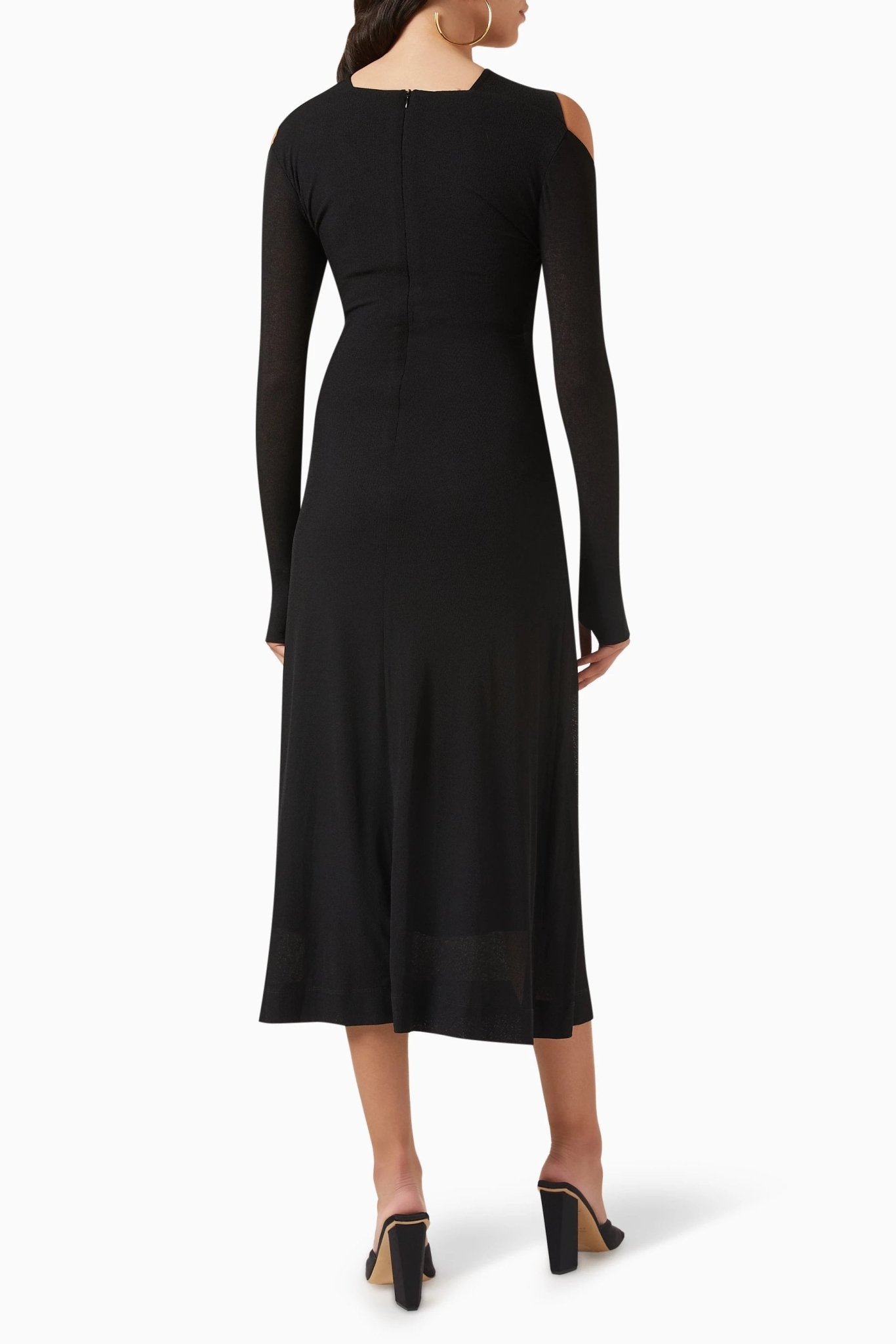 nita-cut-out-cross-bodice-midi-knit-dress-sd00209151506-black-s-sunfere-655506 Nita Cut-out Cross Bodice Midi Knit Dress - Image 3
