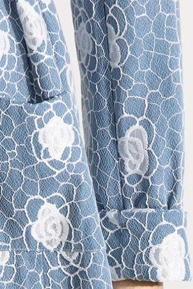 nita-lace-embroidered-pearl-belted-coat-so00209151509-blue-s-sunfere-179765 Nita Lace Embroidered Pearl Belted Coat - Image 4