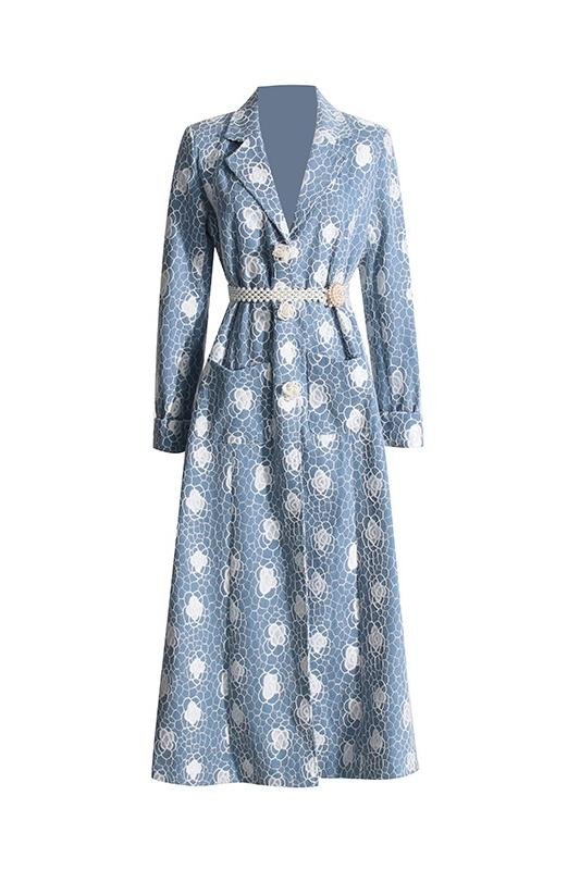 nita-lace-embroidered-pearl-belted-coat-so00209151509-blue-s-sunfere-184135 Nita Lace Embroidered Pearl Belted Coat - Image 2