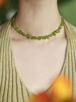 Nora Irregular Crystal Necklace - Image 2