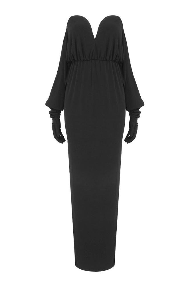 octavia-strapless-draped-gloved-maxi-dress-sd00211091887-black-xs-sunfere-271920 Octavia Strapless Draped Gloved Maxi Dress - Image 6