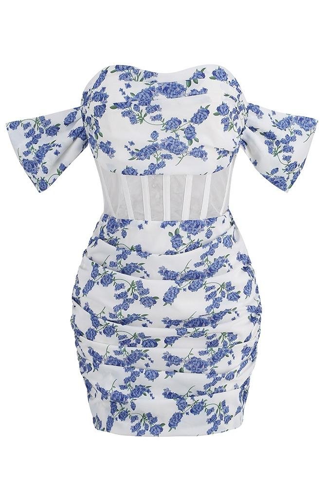 odelette-printed-off-shoulder-corset-mini-dress-sd00207101226-white-s-sunfere-536080 Odelette Printed Off-shoulder Corset Mini Dress - Image 5