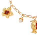 Pancy Pomegrante Flower Necklace - Image 8