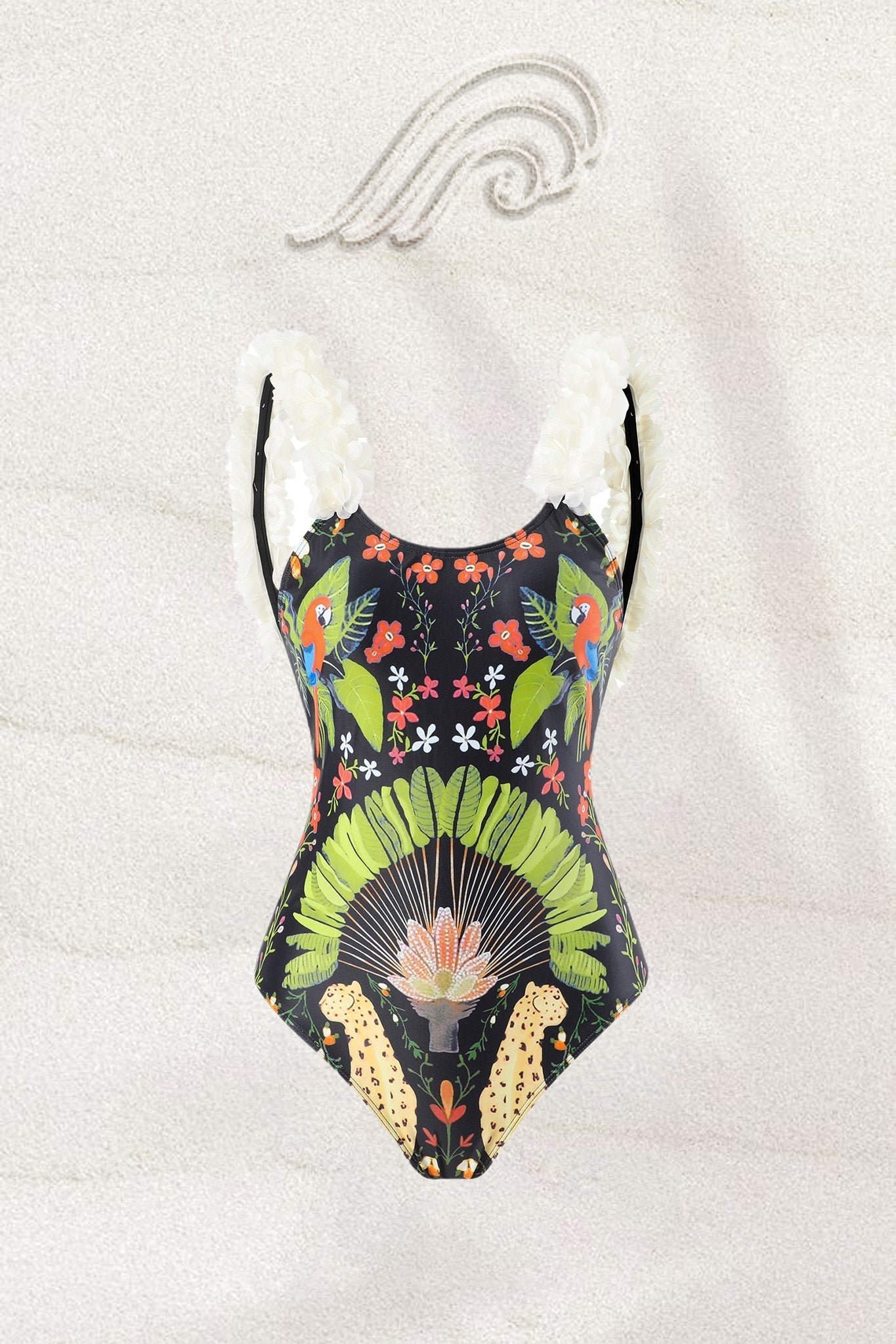paula-printed-gathered-two-pieces-swim-set-sw00612262083-black-s-sunfere-840983 Paula Printed Gathered Two-pieces Swim Set - Image 2