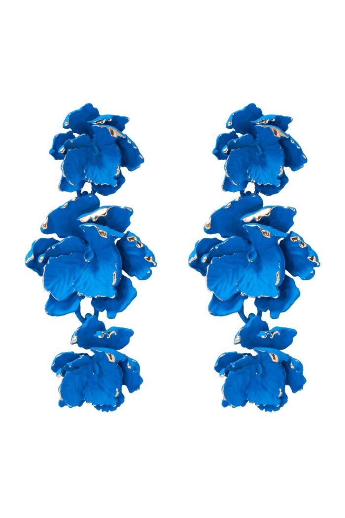 Phyllis Varnish Flower Earrings - Image 5
