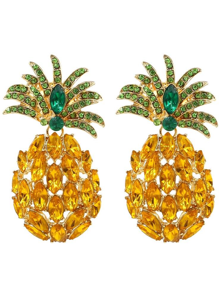 pineapple-diamante-drop-earrings-sa00202272339-gold-sunfere-587920 Pineapple Diamante Drop Earrings - Image 6