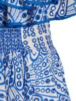 Dolly Embroidered Lace Ruffle Bodice Flare Mini Dress - Image 12