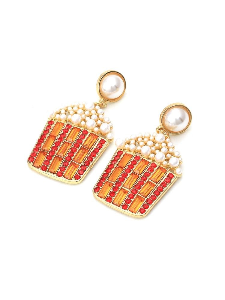 popcorn-diamante-drop-earrings-sa0020516113-redgold-sunfere-108104 Popcorn Diamante Drop Earrings - Image 3