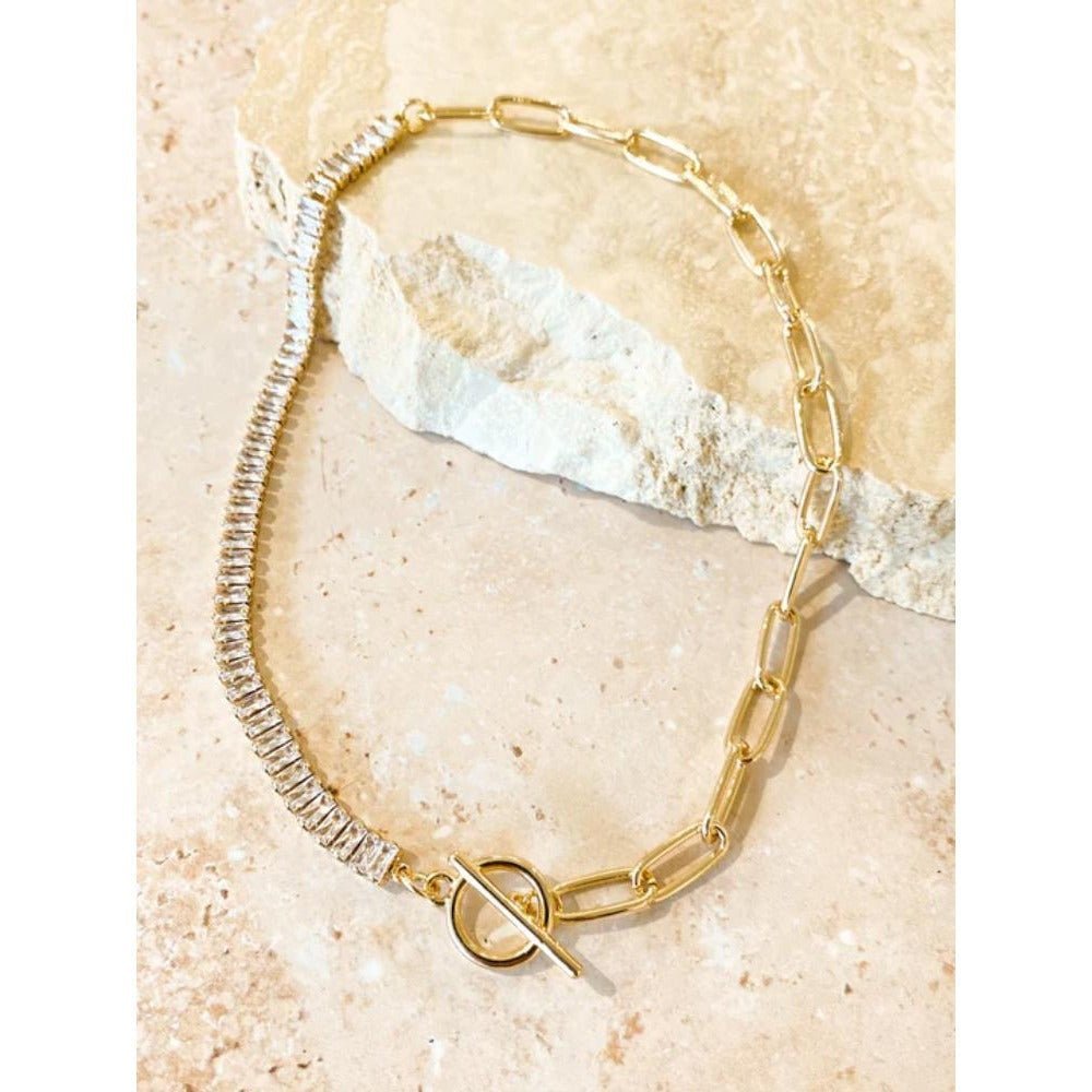 prima-diamante-metal-chain-necklace-sa0020516073-gold-sunfere-416487 Prima Diamante Metal Chain Necklace - Image 1