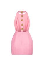 Rebecca Halter Backless Mini Dress - Image 7