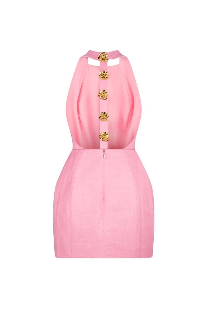 rebecca-halter-backless-mini-dress-sd00603272545-pink-s-sunfere-592587 Rebecca Halter Backless Mini Dress - Image 7