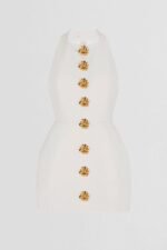 Rebecca Halter Backless Mini Dress - Image 12