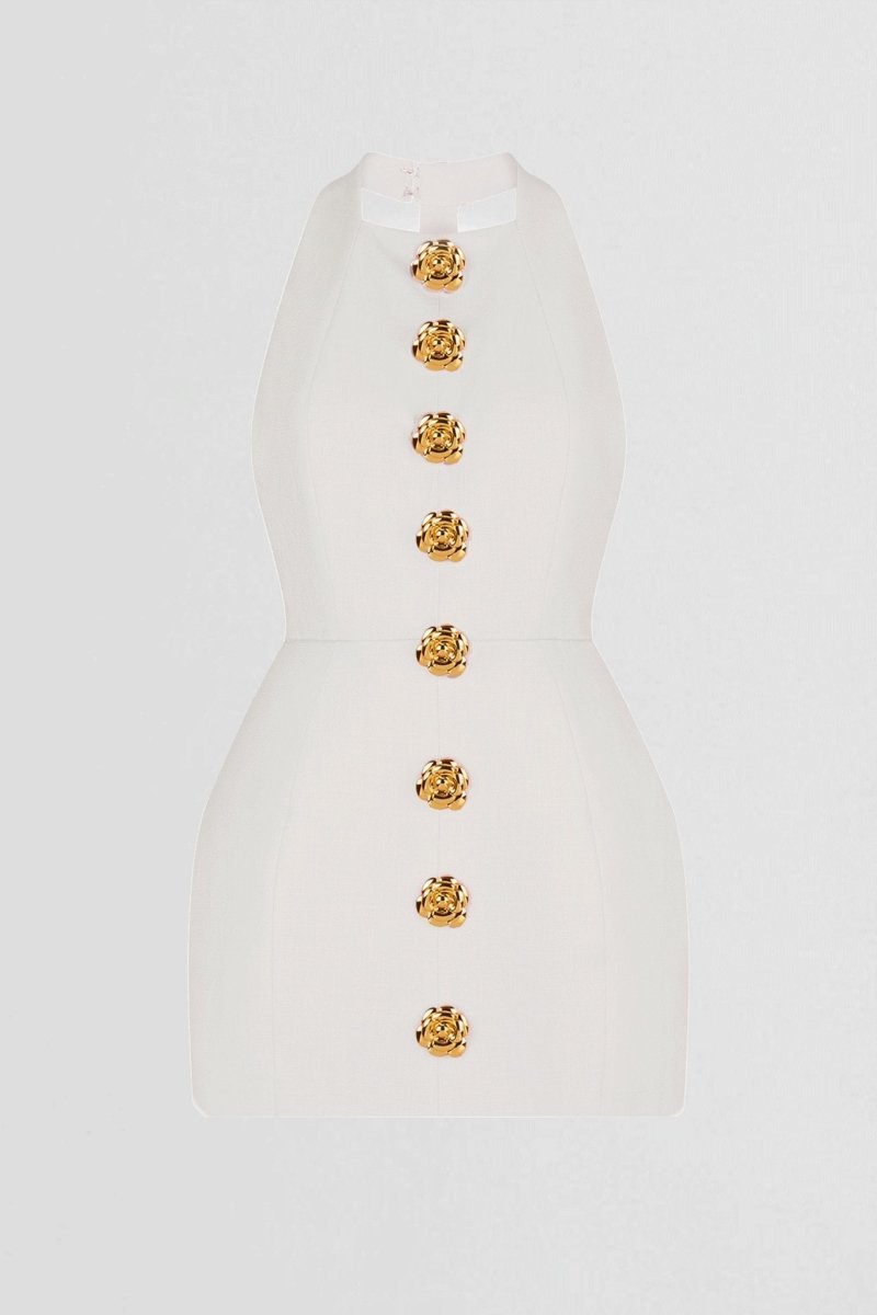 rebecca-halter-backless-mini-dress-sd00603272545-white-s-sunfere-861977 Rebecca Halter Backless Mini Dress - Image 12