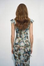 Renata Floral Ruffle Maxi Dress - Image 4