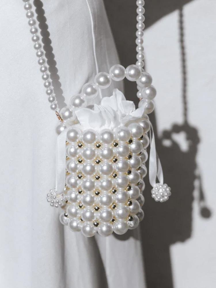 renate-pearl-bucket-bag-sa0020516070-pearlgold-1-size-sunfere-373126 Renate Pearl Bucket Bag - Image 1
