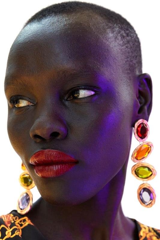retro-frame-gem-pendant-earrings-sa00209191546-multi-sunfere-358533 Retro Frame Gem Pendant Earrings - Image 4