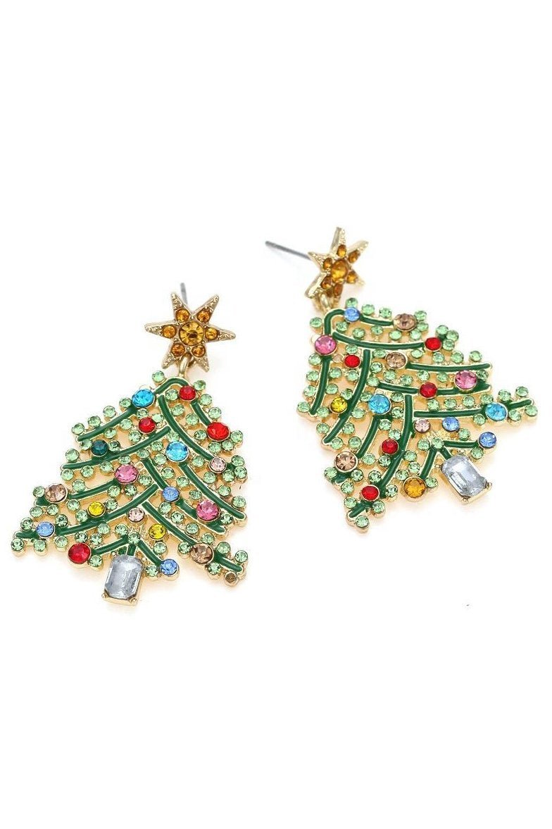 rhinestone-christmas-tree-drop-earrings-sa00611141907-multi-sunfere-329102 Rhinestone Christmas Tree Drop Earrings - Image 2