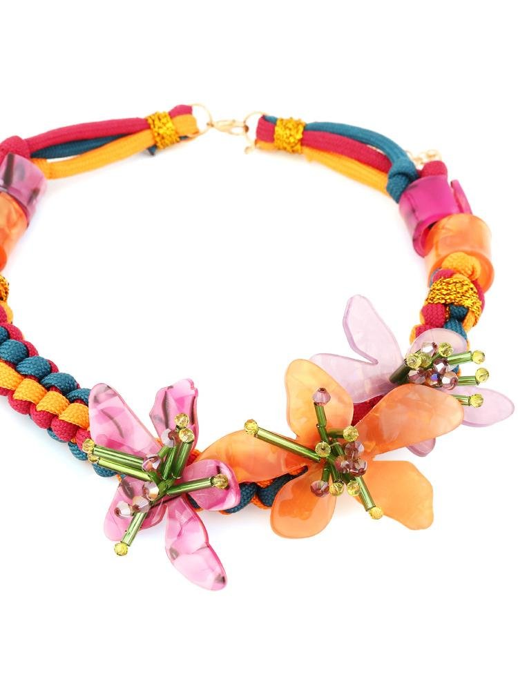riva-acrylic-flower-weave-necklace-sa0020516102-multi-sunfere-346565 Riva Acrylic Flower Weave Necklace - Image 5