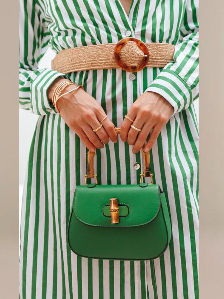 riva-bamboo-handle-saddle-bag-sa0020516075-green-sunfere-451174 Riva Bamboo Handle Saddle Bag - Image 1
